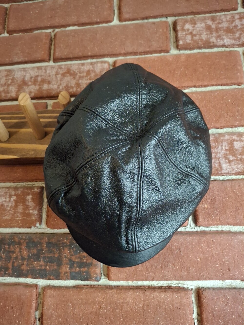 Wilsons Leather Black Leather Cap